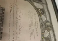 125 letnia niemiecka pamiątka z chrztu — ujęcie 4