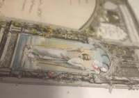 125 letnia niemiecka pamiątka z chrztu — ujęcie 5