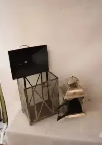 2 x LAMPION GLAMOUR DO OGRODU latarnia na taras — ujęcie 2