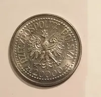 20.000 zł z 1993 ..Kazimierz IV Jagiellończyk ..35 zł — ujęcie 2