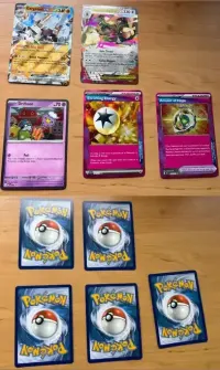 32 oryginalne karty Pokemon ENG MEG, PFL, POR, SCR, SPP — ujęcie 4