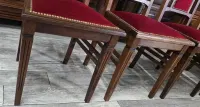 4 Krzesła W Stylu Secesyjnym / Secesja / Tapicerowane / — ujęcie 5