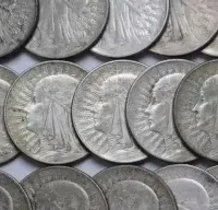 50 szt. Polonia zestaw Głowa kobiety srebro Ag750 Nominały 5zł 1932/34 — ujęcie 2