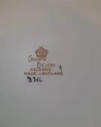 5szt talerze Crown Devon antyk lata 30 — ujęcie 4