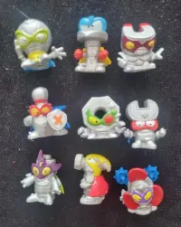 9 srebrnych figurek super zings — ujęcie 2
