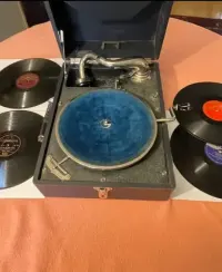 Antyczny gramofon Thorens primaphonic horex Swiss Made lata 20/30 sprawny — ujęcie 2