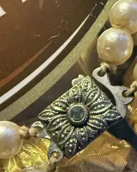 Antyk Vintage Perły srebro 835 — ujęcie 4