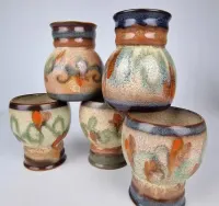 Art deco Kolekcjonerskie kubki Carstens Georgenthal lata 1920 — ujęcie 2