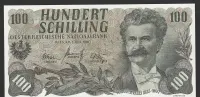 Austria 100 schilling 1960 - Johann Strauss — ujęcie 3