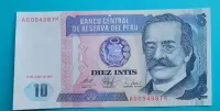 Banknot 10 Intis 1987 - Peru — ujęcie 5