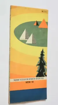 Beskid Śląski i Żywiecki Mapa turystyczna 1975 | PRL Retro — ujęcie 2