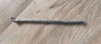 Bransoleta męska srebrna,etniczna,Bali,ręcznie robiona 46.3 g,naturalna patyna — ujęcie 5