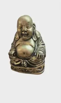 Budda figurka rękodzieło 25 cm  Odlew gipsowy figurka buddy z gipsu BUDDA — ujęcie 3