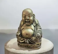 Budda figurka rękodzieło 25 cm  Odlew gipsowy figurka buddy z gipsu BUDDA — ujęcie 2