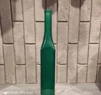 butelka kolekcjonerska kolor morski, morska wys 35 cm — ujęcie 2
