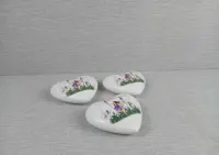 Ceramiczne serce szkliwione Lavender motyw lawendy i elfa Cena za szt — ujęcie 3