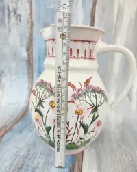 Ceramiczny dzban ręcznie malowany - vintage — ujęcie 4