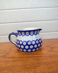 Ceramiczny Dzbanek - Bolesławiec - vintage - design - U — ujęcie 5