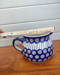 Ceramiczny Dzbanek - Bolesławiec - vintage - design - U — ujęcie 3