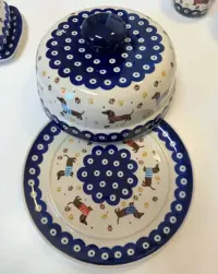 Ceramika boleslawiec jamniki — ujęcie 2