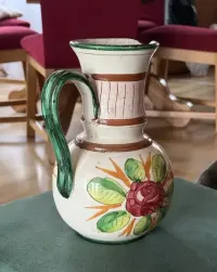 Ceraminczy dzbanek malowany recznie / Wazon / Wysylka — ujęcie 3