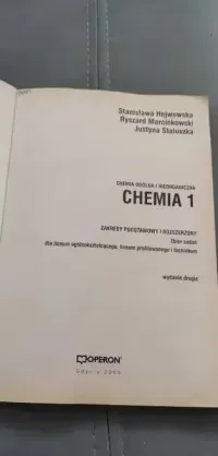 Chemia 1 Zbiór Zadań Stanisława Hejwowska — ujęcie 3