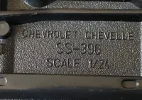 Chevrolet Chevelle SS -396   skala 1/24 - Lamborghini  skala 1/18 — ujęcie 5