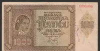 Chorwacja 1000 kuna 1941 - U — ujęcie 3