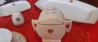 Ćmielów Porcelana zdobiona motywem Godła z Orzełkiem — ujęcie 3