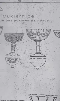 Cukiernica na nodze medaliony Hortensja katalog 1936 rok nr 33 — ujęcie 5