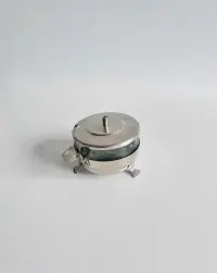 Cukiernica szklana Retro z koszyczkiem /  Cukiernica koszyczek Vintage — ujęcie 2