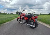 CZ 350 (Cezeta) z silnikiem Jawy – 1986 r., CZARNE TABLICE, stan kolekcjonerski! — ujęcie 3