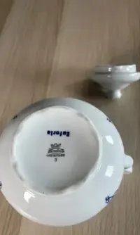 Czajnik porcelana Karolina wzór Euforia vintage – wys. 16 cm, z pokrywką — ujęcie 3
