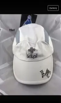 Czapka biała z daszkiem Klipi — ujęcie 2