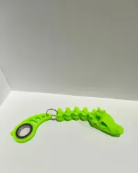Czaszka Flexi + KeyRambit Świecący w nocy brelok — ujęcie 3