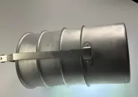 Czworaki PRL  popularnie trojak menażka obiadowa aluminium 1986 r — ujęcie 4