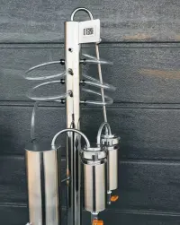destylator w płaszczu olejowym ok50 l zimne palce odstojniki odkręcane — ujęcie 3