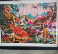 Dinozaury diamond painting — ujęcie 2
