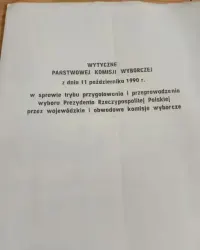 Dokumenty kolekcjonerskie PRL wybory — ujęcie 5