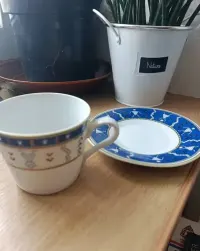 Duo, filiżanka plus talerzyk z porcelany Wawel, Wałbrzych — ujęcie 3