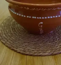 Duża donica ceramiczna Necel Kartuzy duży tulipan PRL — ujęcie 3