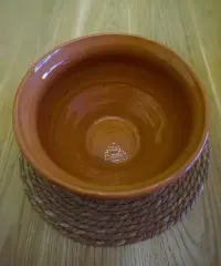 Duża donica ceramiczna Necel Kartuzy duży tulipan PRL — ujęcie 4