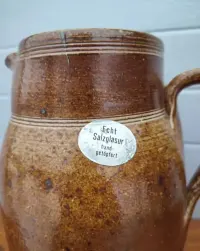 Duży ceramiczny Dzban - kamionkowy - Vintage - design - — ujęcie 2