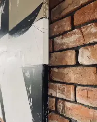 Duży obraz loft 3D czarny bialy kaszmir — ujęcie 4