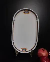 Duży talerz do serwowania Alfoldi Porcelain Hungary Mid Century — ujęcie 2