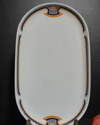 Duży talerz do serwowania Alfoldi Porcelain Hungary Mid Century — ujęcie 3