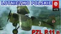 Dwa modele do sklejania samolot RWD-6 + PZL P.11c Plastyk S 066 — ujęcie 3
