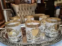Ekskluzywny Zestaw Szklanek Ekskluzywne Złote Szklanki do Whisky Kalisz — ujęcie 4