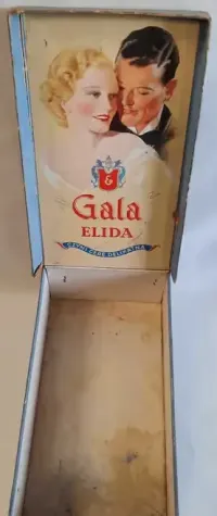 ELIDA Gala Warszawa Duże Pudełko po Kremach Stara Reklama ok. 1930 r. — ujęcie 2