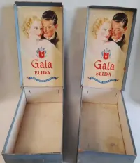 ELIDA Gala Warszawa Duże Pudełko po Kremach Stara Reklama ok. 1930 r. — ujęcie 5